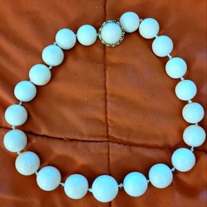 Coral choker necklace  price is negotiable the color looks blue for some reason